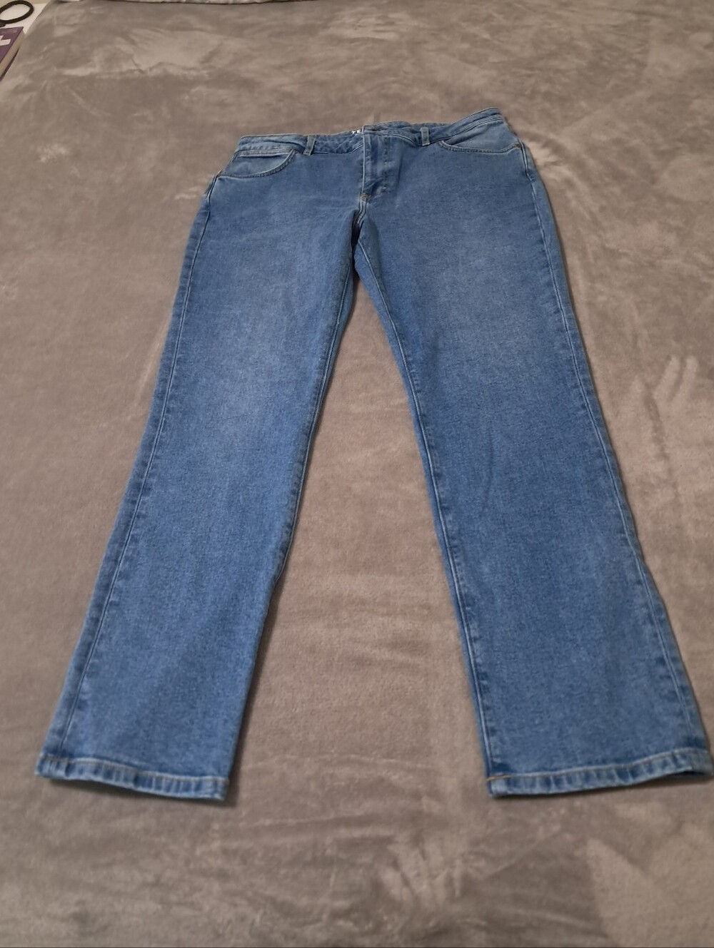 Tecovas Stovepipe Mid-rise Straight Leg Women’s Jeans in Blue Sz. 32